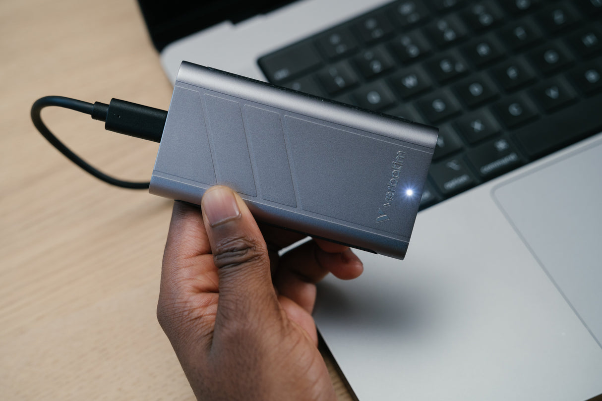 EAN 0023942320227 - Verbatim TurboMetal SSD USB4 2TB USB Tipo C USB4 Gen 2x2 Plata imagen 4
