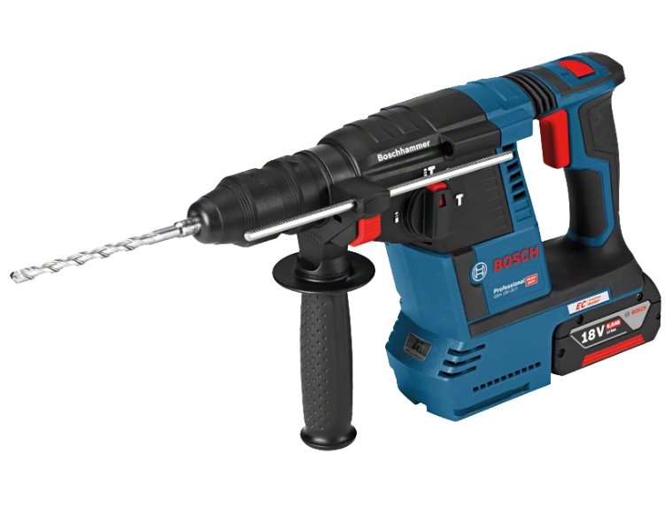 Taladro Percutor Inalámbrico Bosch Gbh 18v-26 F Professional, 18 Voltios 061191000g