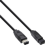 Inline Firewire 400 A 800 1394 Cable 6 A 9 Pin Macho 5m