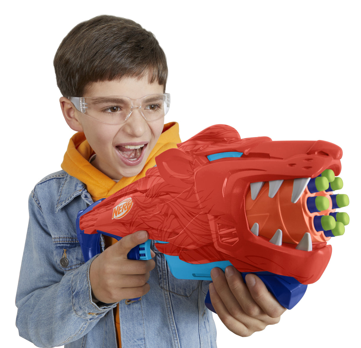 Hasbro Nerf Junior Wild Lionfury, Pistola Nerf F8646eu4
