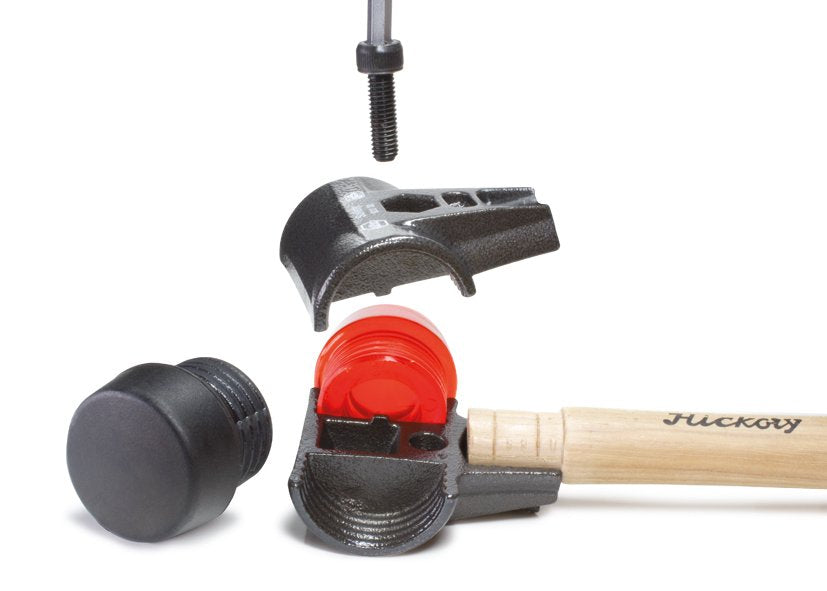 Wiha 26613 Rückschlagfreier Hammer Negro - Naranja - Madera
