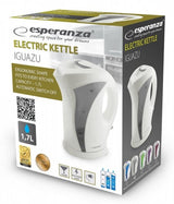EAN 5901299932377 - Esperanza EKK018E tetera eléctrica 1,7 L 2200 W Gris, Blanco imagen 5