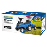 Jamara New Holland T7 Tractor Correpasillos Azul