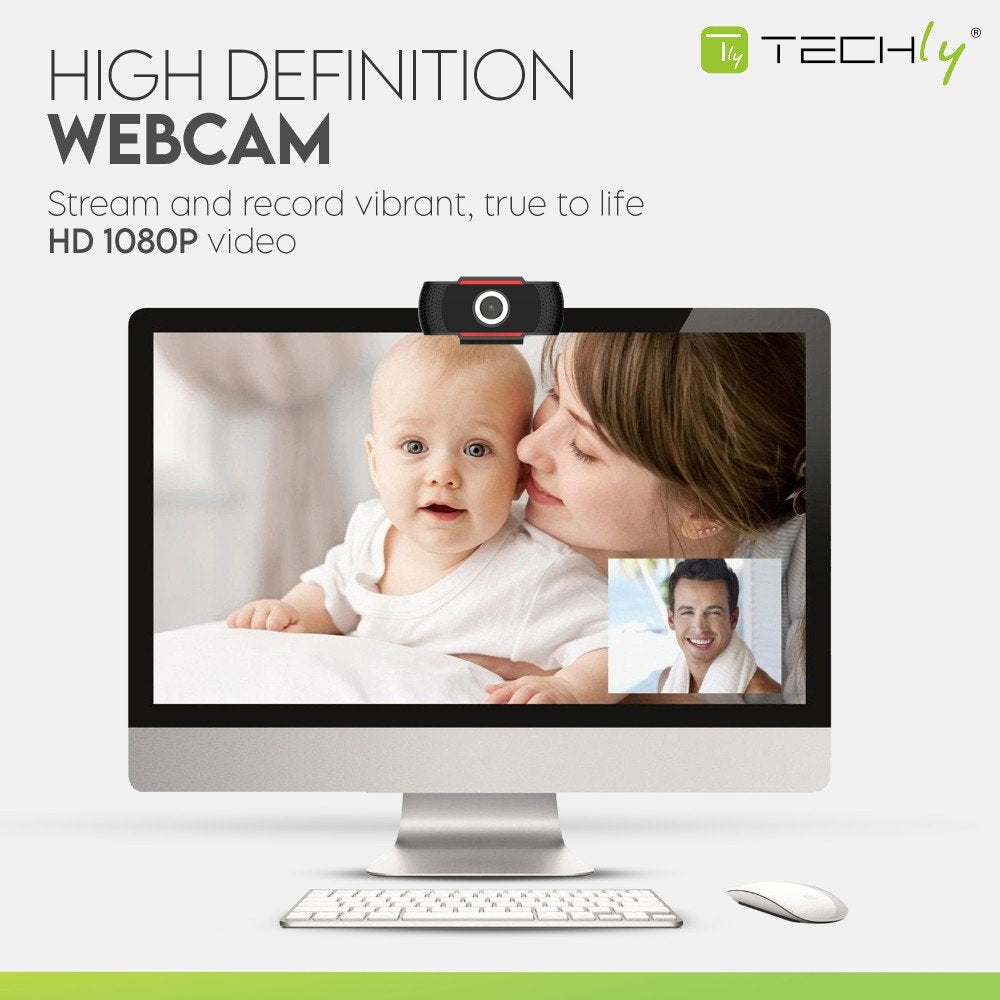 EAN 8059018361438 - Techly I-WEBCAM-60T cámara web 1920 x 1080 Pixeles USB 2.0 Negro imagen 5