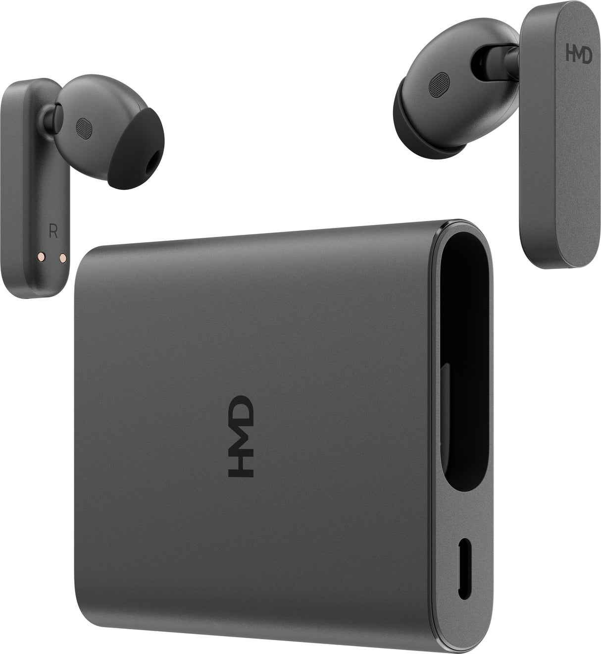 Auriculares Hmd Amped Buds Inalámbrico  Bluetooth Negro