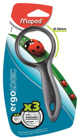 Maped Lupa Redonda Junior Ergologic Diámetro 50 Mm Aumento X3