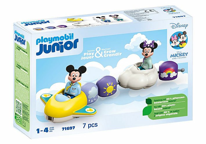 Playmobil Junior Disney: Mickey Y Minnie Tren Nube