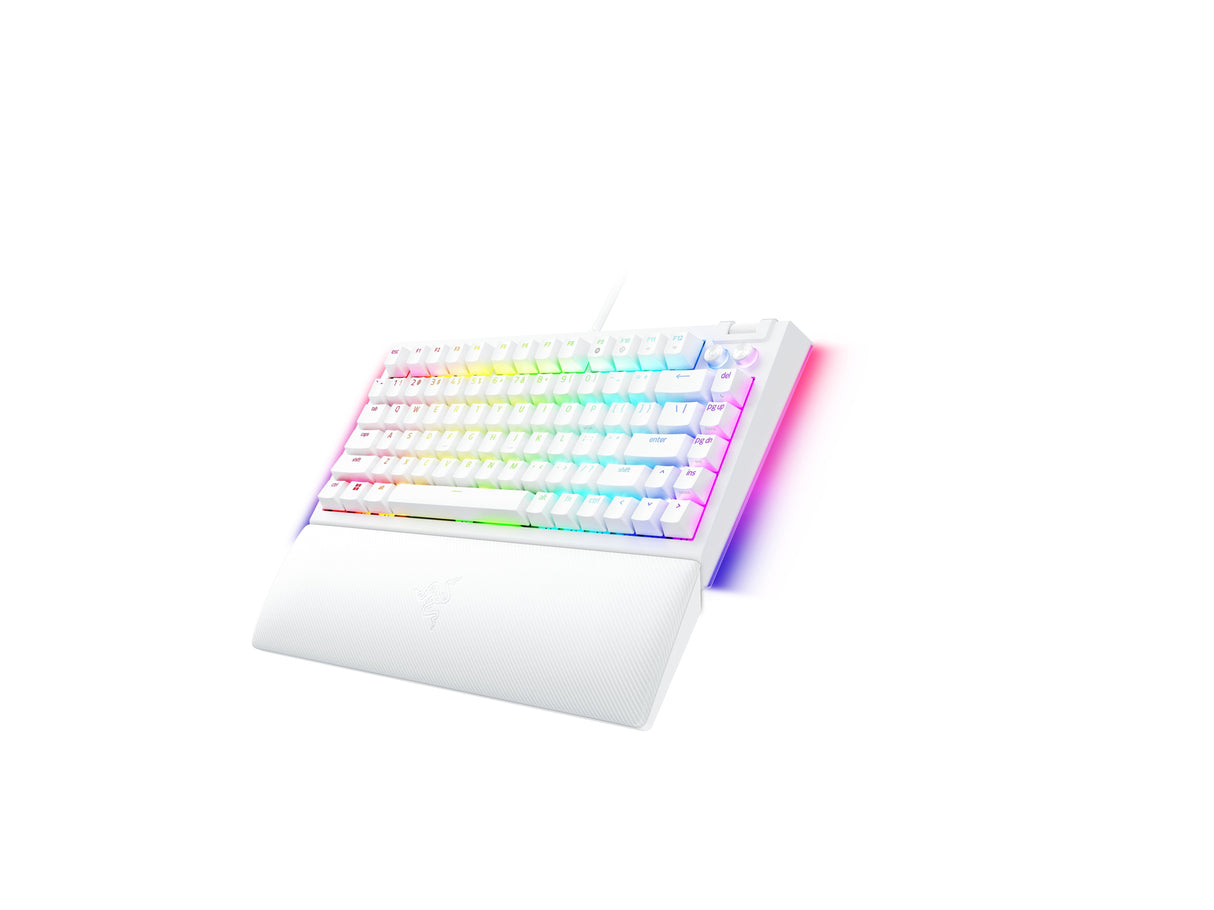 Teclado Razer Blackwidow V4 75% Blanco (Usa) (Rz03-05001700-R3m1)