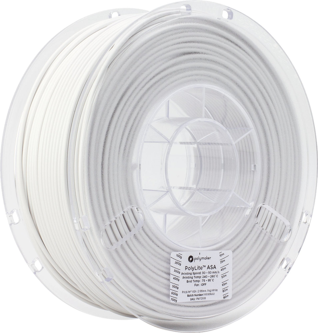 Asa 1,75mm Blanco 1kg