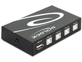 Delock Switch Usb 2.0 De 4 Puertos