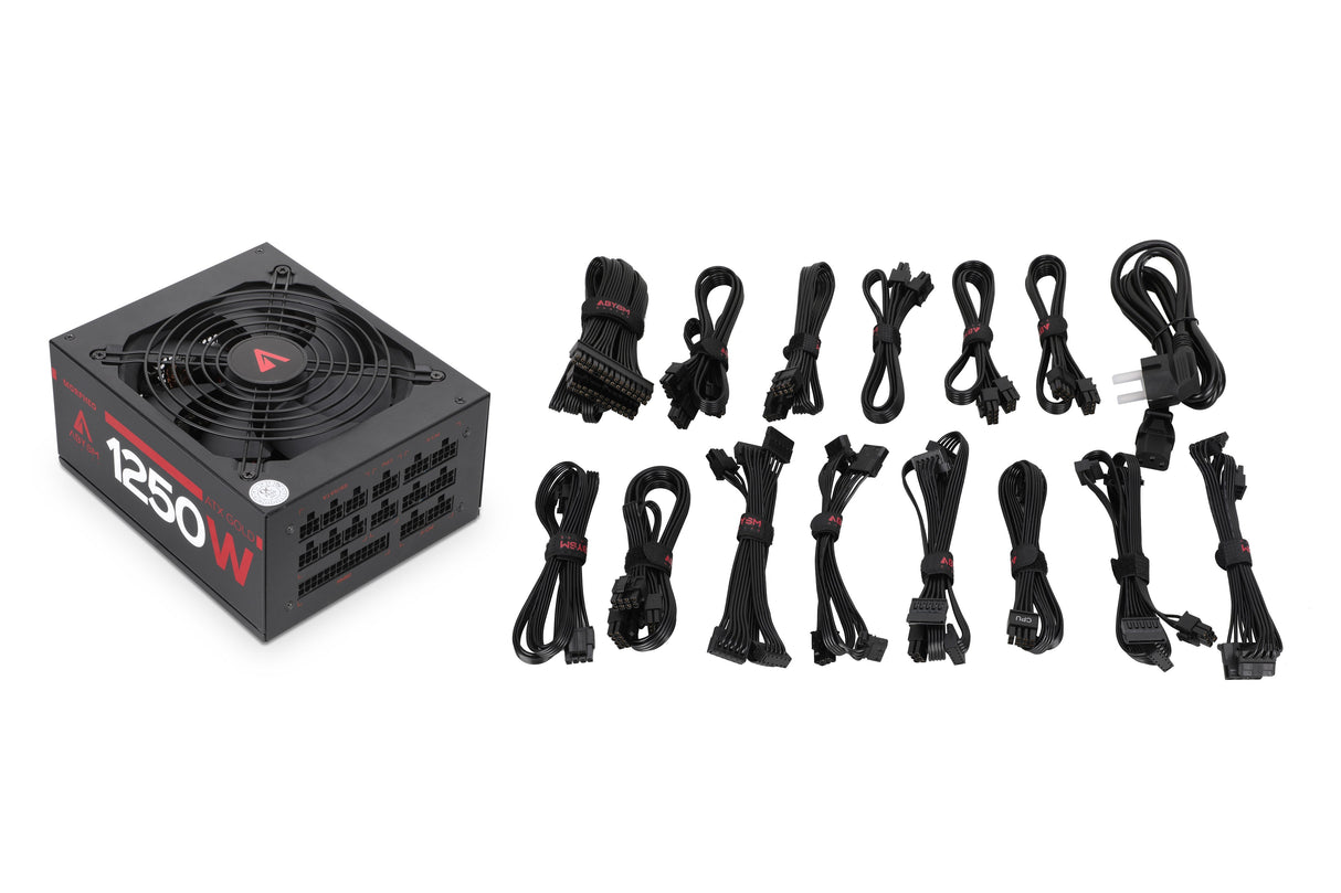 EAN 6940533545170 - ABYSM Morpheo ATX 1250W Full Modular unidad de fuente de alimentación Negro imagen 13