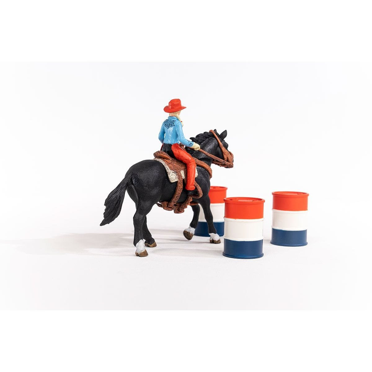 Figura De Juego   Farm World Barrel Racing Mit Cowgirl, Spielfigur 42576