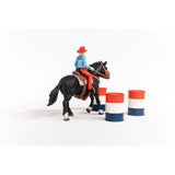 Figura De Juego   Farm World Barrel Racing Mit Cowgirl, Spielfigur 42576