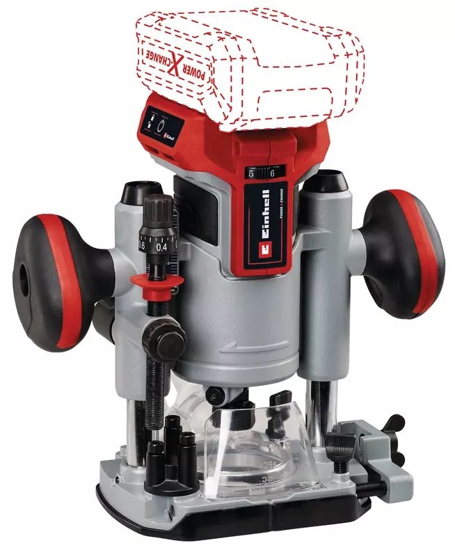 Einhell Akku-Oberfräse Tp-Ro 18 Li Bl - Solo, 18volt 4350411