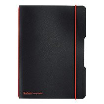 Herlitz 11361557 Carpeta Polipropileno (Pp) Negro, Rojo A5/40
