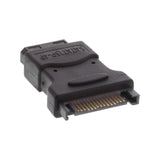 Adaptador De Alimentación Inline Sata 1 Molex De 4 Pines Macho A 15 Pines Sata Hembra