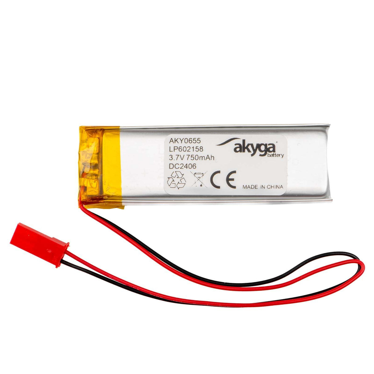 EAN 5906574243414 - Akyga AKY0655 recambio del teléfono móvil Batería Plata imagen 1