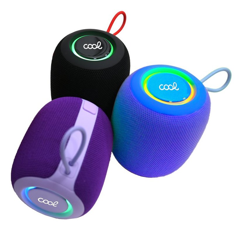Cool Altavoz Bluetooth  Msica 6w Cord Tws Negro