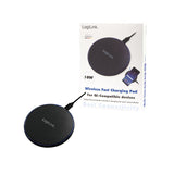 Base De Carga Inalambrica 10w Con Tecnologia Qi Negra