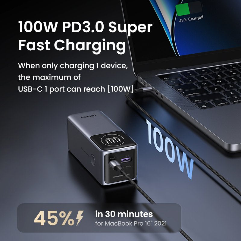 Powerbank  Ugreen 12000mah 100w Fast Charging