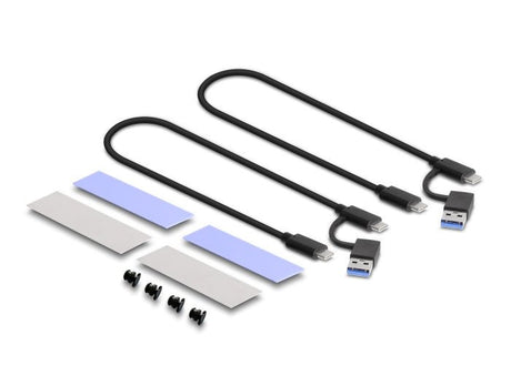 EAN 4043619420285 - DeLOCK 42028 caja para disco duro externo Caja externa para unidad de estado sólido (SSD) Negro, Gris imagen 6