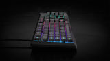 Corsair Tas K55 Core Negro Rgb, Rubberdome, Mechanical,Usb