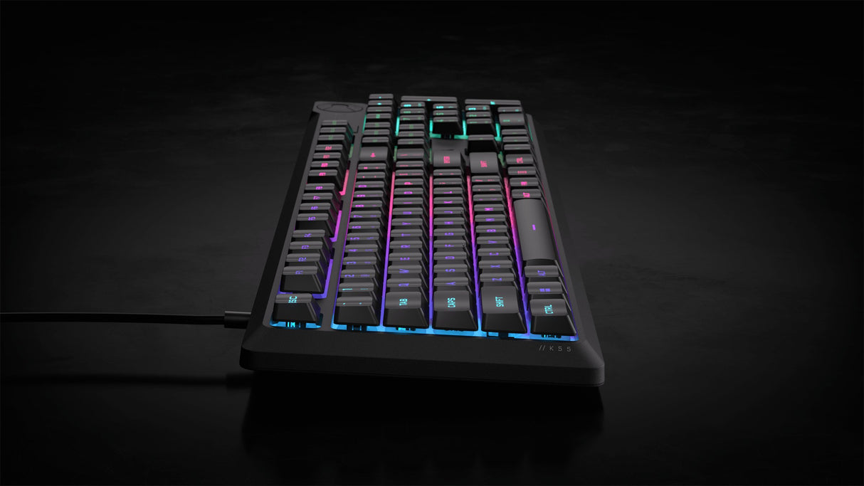 EAN 840006666547 - Corsair K55 CORE RGB teclado Juego USB QWERTY Inglés de EE. UU. Negro imagen 8