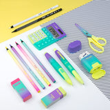 Pack De 3 Unidades Caja 6 Lápices De Colores Mina Gruesa Sunset  Milan.