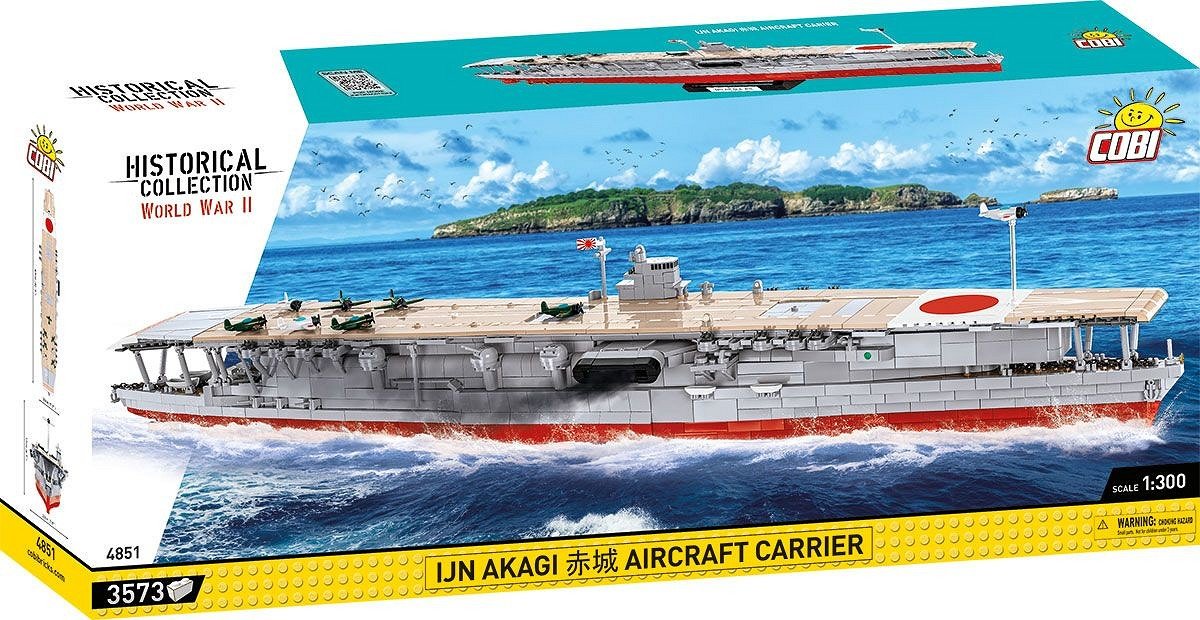 Portador De Aviones Cobi Akagi, Juguete De Construcción Cobi-4851