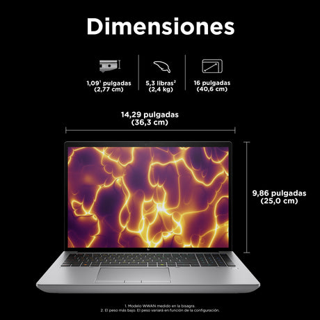 EAN 198415372284 - HP ZBook Fury G11 Intel® Core™ i7 i7-14700HX Estación de trabajo móvil 40,6 cm (16") WUXGA 32 GB DDR5-SDRA imagen 5