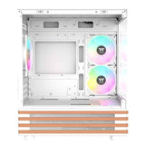 Thermaltake View 170 Ws Argb  (Blanco/Holz, Tempered Glass X 2, Holz-Struktur) Ca-1z4-00m6wn-Ws