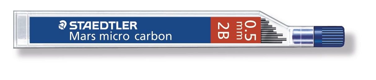 EAN 4007817213520 - Staedtler Mars Micro Carbon mina de repuesto 2B Negro imagen 1