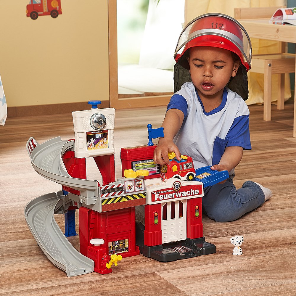 Vtech Hace Velocistas Para Bebés - Estación De Bomberos, Construcción De Juegos 80-543004