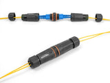 Delock 88148 Conector De Cable De Fibra Óptica Sc Duplex Hembra A Sc Duplex Hembra Apc Con Rosca M20 Ip68 Resistente Al Polvo Y Al Agua