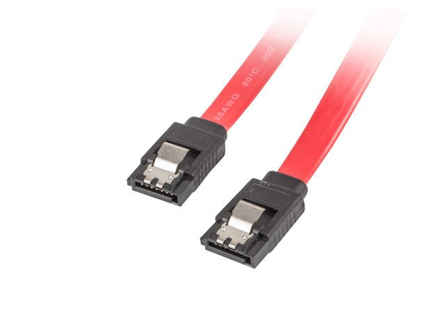 Lanberg Cable Sata Iii 50 CentaMetros Ca-Sasa-14cu-0050-R Pletina Seguridad
