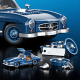 Mattel Mega Hot Wheels Mercedes-Benz 300sl, Juguete De Construcción Escala 1:24 Hww25