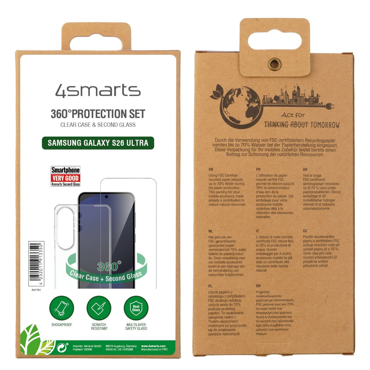 4smarts 360° Protection Set Para Samsung Galaxy S26 Ultra
