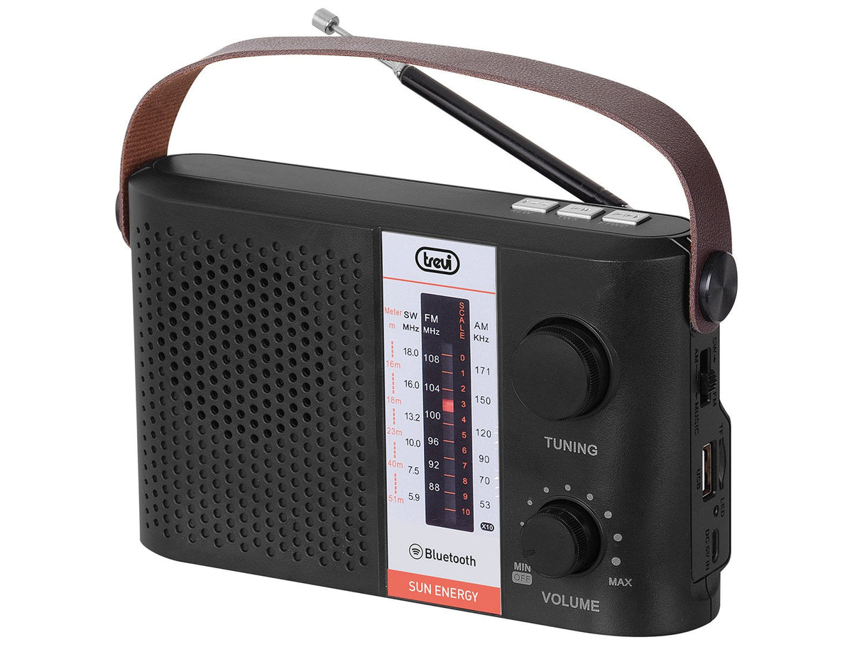 Radio Bluetooth Portable Solar  Usb Micro Sd Tws Trevi Ra 7f25 Bt
