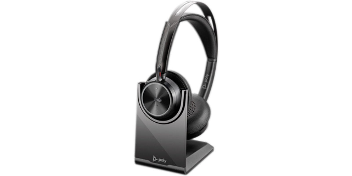 EAN 0199642700604 - HP Poly Voyager Focus 2-M USB-C-C Headset USB-C/A Adapter Charging Stand Poly+ 3years imagen 9