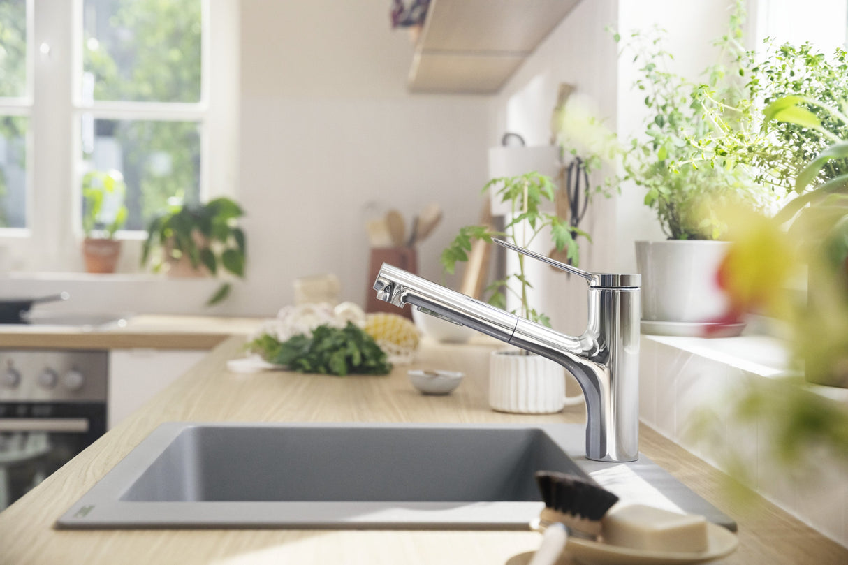 Hansgrohe Zesis M33 Cocina Monomando.Mix.150 2jet Pull-O Spray