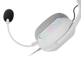 Auriculares Gaming Con Micrófono Mars Gaming Mh-Pro Jack 3.5 Usb Blancos