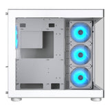 Cougar Caja Midi-Tower Fv150 Argb, Blanco