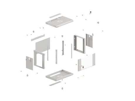 EAN 5901969447552 - Lanberg WF03-5312-10S armario rack 12U Bastidor de pared Gris imagen 12