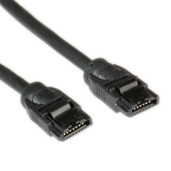 Roline Internes Sata 6.0 Gbit S Hdd-Cable Mit Schnappverschluss 0,5m