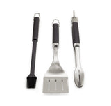 Weber Grill Cutlery Precision 3 Pcs, Stainless Steel Black