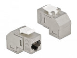 Keystone Modul Rj45 Buchse Zu Rj45 Buchse Cat.6a 90° Gewinkelt
