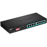 EAN 0710931161328 - Trendnet TPE-LG80 switch No administrado Gigabit Ethernet (10/100/1000) Energía sobre Ethernet (PoE) Negr imagen 1