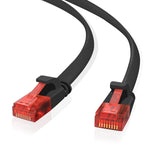 Helos Ultra Slim Cable De Red U/Utp Cat 6 Negro 20,0m