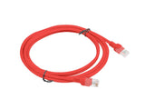 Lanberg Cable De Red Pcu6-10cc-0200-R , Rj45 , Utp , Cat 6 , 2m , Rojo