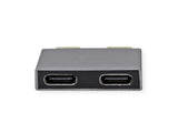 Roline Usb 3.2 Gen 2 Adapter, 2x Usb Typ C - 2x Typ C, St Bu, Silberfarben